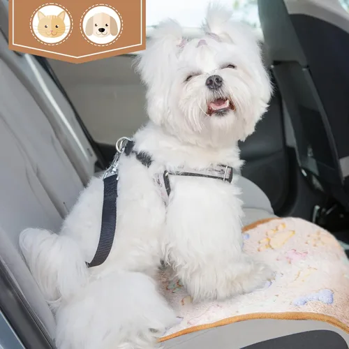 Miniatura 5 de Tatuo 12 mantas para perros de 16 x 24 pulgadas, súper suaves y cálidas, tapete para dormir para gatos, mantas de vellón mullido con bonitos