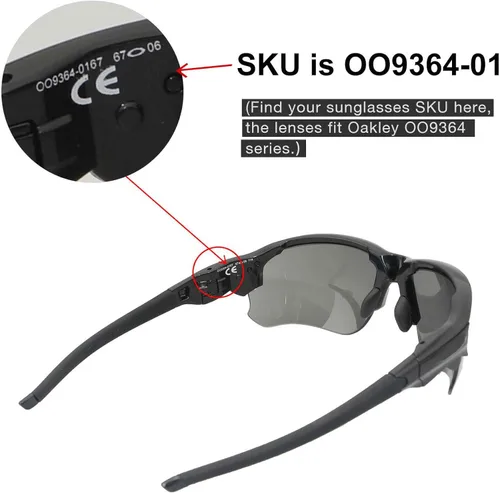 Miniatura 5 de walleva lentes de repuesto para Oakley Flak Draft anteojos de solMúltiples opciones disponibles