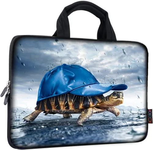 Miniatura 8 de iColor 11 11.6 12 12.1 12.5 Bolso de transporte para laptop, funda para Chromebook, portátil, ultrabook, tableta con asa, tote de neopreno