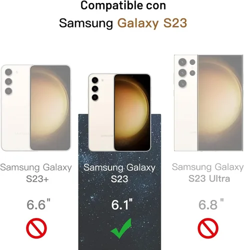Miniatura 3 de JETech Protector de Pantalla de Privacidad para Samsung Galaxy S23 5G 6.1 Pulgadas con Protector de Lente de Cámara, Película de Vidrio Templado