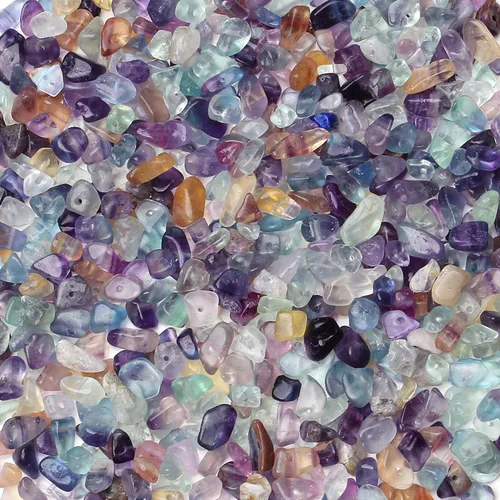 Miniatura 8 de ZHIYUXI 400 cuentas para hacer joyas, cuentas multicolor de 0.197-0.315 in, piedras preciosas de piedra natural, cuentas sueltas irregulares a
