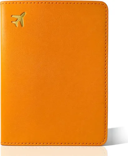 Miniatura 10 de Soporte para pasaporte para artículos esenciales de viaje, funda de pasaporte con bloqueo RFID para accesorios de viaje, cartera de viaje