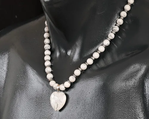 Miniatura 58 de Colgante de corazón de aventurina natural, Collar de cuentas de aventurina genuina, Collar de piedra verde, Collar de piedras preciosas, Cuentas