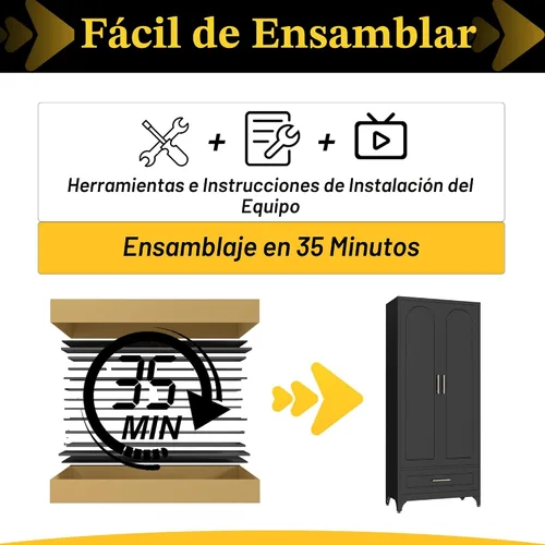 Miniatura 8 de SteeLoong - Gabinete de almacenamiento de metal con cajones, gabinetes de despensa negros de 75 pulgadas para almacenamiento de cocina con 3