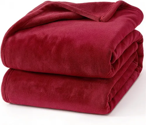 Miniatura 28 de Hansleep Manta de forro polar para sofá beige, súper suave manta de franela esponjosa y acogedora para todas las estaciones, beige, manta de 50x60