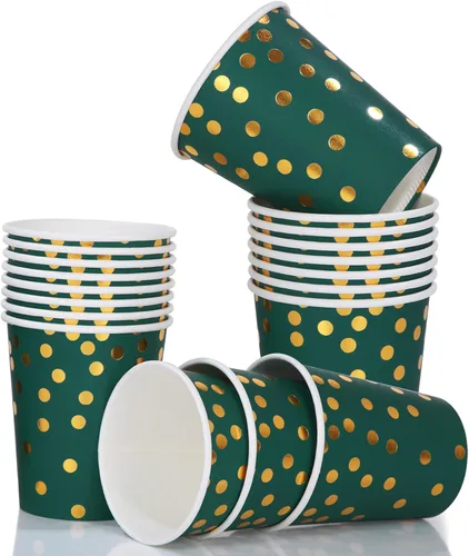 Miniatura 5 de Platos y servilletas verdes para decoración de cumpleaños, suministros de fiesta para decoración de esmeralda, 175