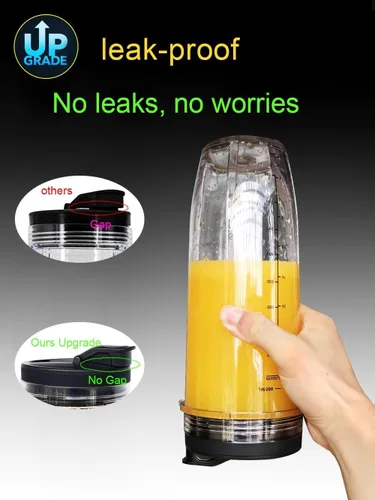 Miniatura 3 de Cuchilla de repuesto para licuadora y accesorios de vaso de 32 onzas con tapa, solo compatible con Nutri Ninja SS150, SS151, SS300, SS350, SS351