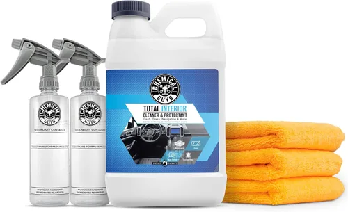 Miniatura 16 de Chemical Guys Limpiador y protector total de interiores – Chemical Guys Limpiador de interiores, limpia y protege cuero, vinilo, plástico, goma