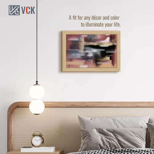 Miniatura 340 de VCK Marcos para póster de madera maciza de 22.375 x 34 pulgadas, marco de fotos A1 negro con montaje en pared, paquete de 3