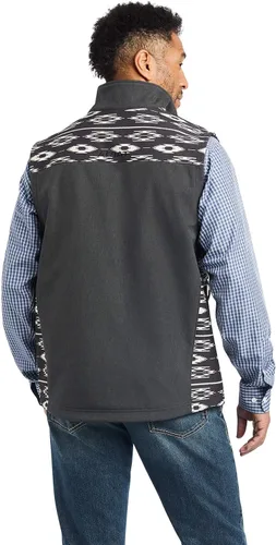 Miniatura 2 de Ariat Men's Vernon 2.0 Chimayo Softshell Vest, Charcoal