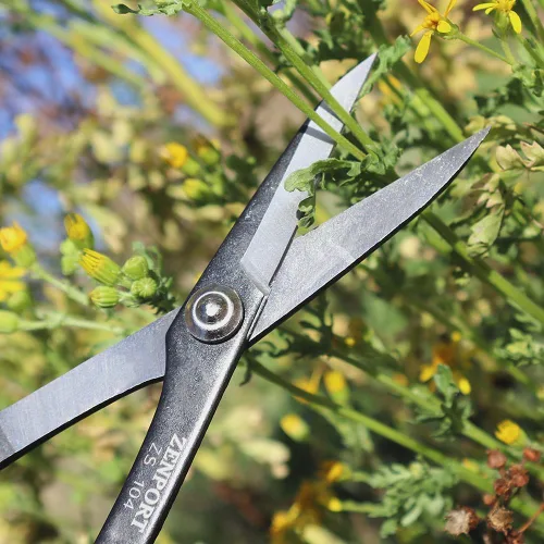 Miniatura 7 de Zenport ZS104 Tijeras de lujo, 8 pulgadas de largo, tijeras para horticultura y manualidades con cuchillas de acero al carbono duraderas, corte