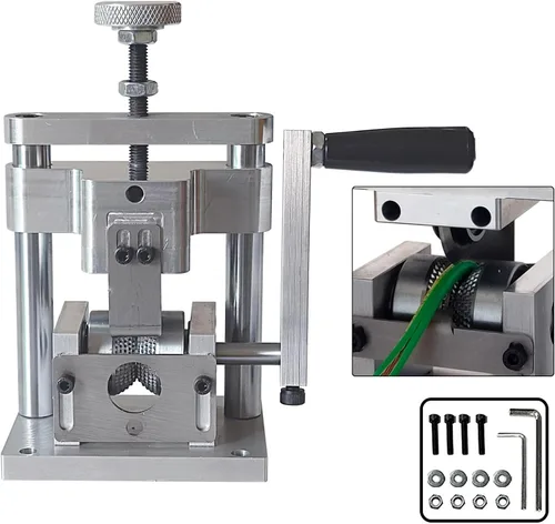 Máquina peladora de cables de accionamiento de taladro eléctrico de mano en miniatura para pelar manual con diámetro de 0.079 in a 0.787 in/0.079 a