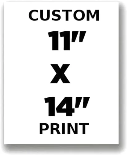 Decoración del hogar - Sube tu imagen/foto - Impresión personalizada de foto a póster - Crea tu propia impresión artística de pared - 11 x 14