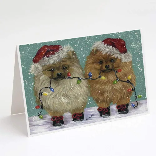 Miniatura 193 de Caroline's Treasures PPP3013GCA7P - Tarjetas de felicitación y sobres para mascotas de Basset Hound Teacher, paquete de 8 tarjetas en blanco