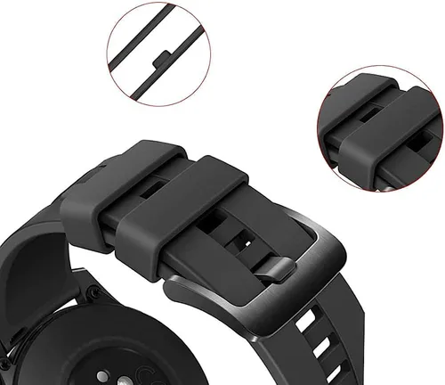 Miniatura 3 de Paquete de 10 correas de reloj compatibles con Garmin Vivoactive 3/Forerunner 645 245/Venu/Vivomove/Fenix 6S/Fenix 5S Band Keeper, 0.78 pulgadas