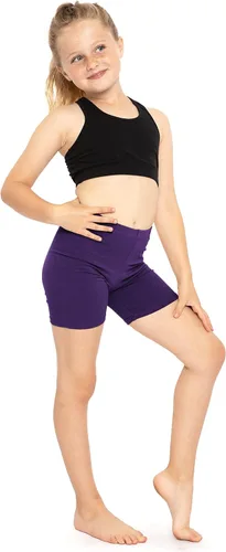 Miniatura 2 de STRETCH IS COMFORT Pantalones cortos de ciclismo de algodón para niña Talla 4-14