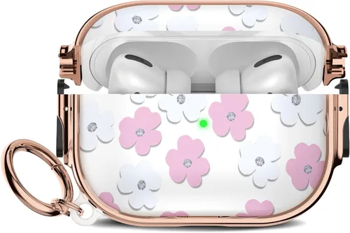 Miniatura 17 de Maxjoy para Funda Linda de AirPods 2 (2019) con Bloqueo de Seguridad, Compatible con Funda de AirPod de 2ª Generación de Mármol para Mujeres