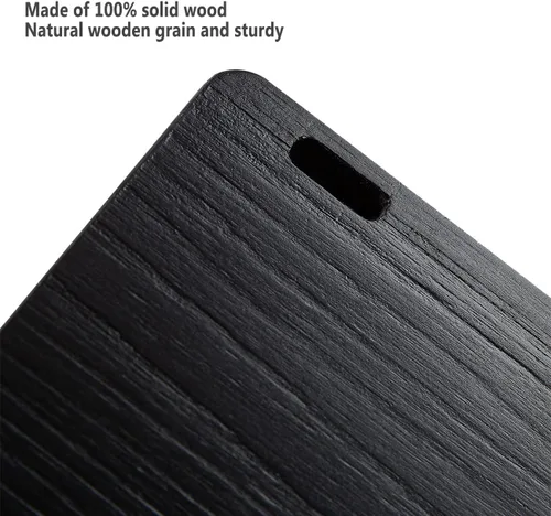 Miniatura 4 de AZSKY Estantes clásicos para libros de guardería, estantes flotantes de madera negra, estantería de pared para decoración de baño, cocina, especias