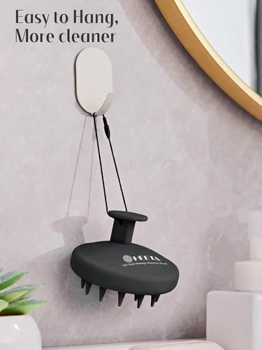 Miniatura 8 de HEETA Masajeador de Cuero Cabelludo para el Crecimiento del Cabello, Exfoliador de Cuero Cabelludo con Cerdas Suaves, Diseño de Silicona Integrado