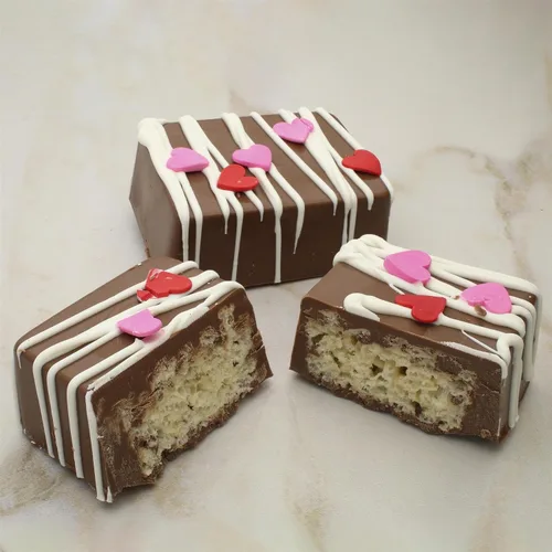 Miniatura 5 de CybrTrayd Molde para dulces de chocolate – Barra rectangular lisa Krisp Treat – 4 cavidades 3" x 2-5/16" x 1-1/8" – Para dulces, galletas
