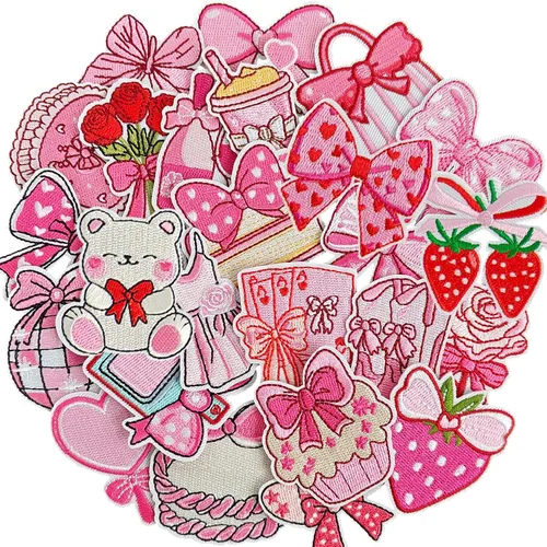 Miniatura 25 de 36 Piezas Parches de Mariposa para Planchar, Parche Bordado para Coser/Planchar Aplique para Ropa, Vestido, Sombrero, Jeans, Accesorios DIY