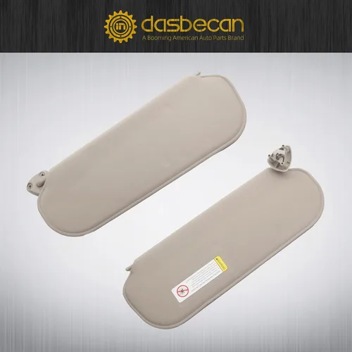 Miniatura 7 de Dasbecan Parasol gris para lado izquierdo del conductor compatible con Chevrolet Express GMC Savana 1500 2500 3500 4500 1999-2019 Reemplaza#