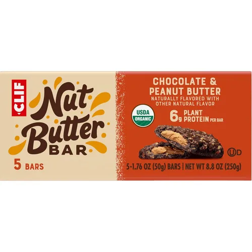 Miniatura 17 de CLIF Barra de mantequilla de nuez – Mantequilla de maní de chocolate – Barras energéticas rellenas – Sin OMG – USDA Orgánico – A base de plantas