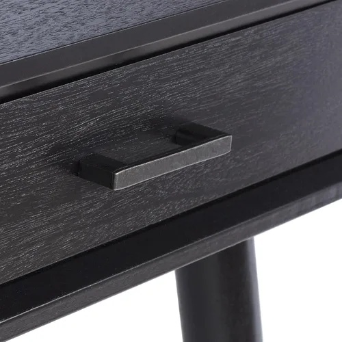 Miniatura 5 de SAFAVIEH Home Collection O'Dwyer Mid-Century - Escritorio retro negro con 2 cajones