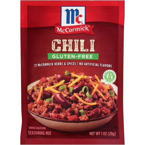 McCormick Mezcla de condimentos de chile sin gluten, 1 oz (paquete de 3)