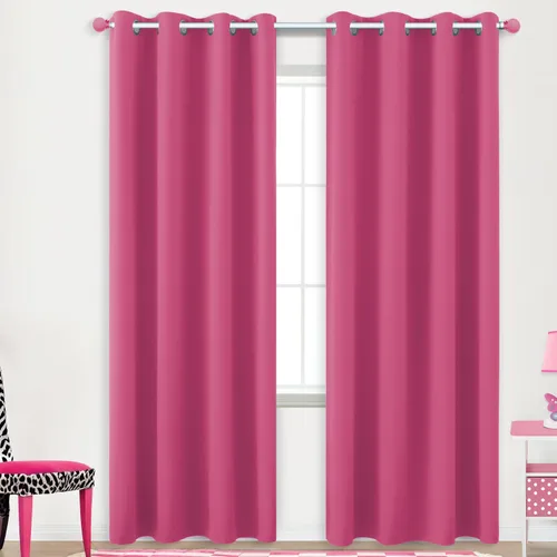 Miniatura 187 de Cortinas opacas de 72 pulgadas extra anchas para dormitorio, puerta corrediza de vidrio y patio, 2 paneles con ojales para oscurecer ventana grande