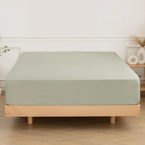 Miniatura 23 de Sábana bajera ajustable individual – Microfibra prémium 1800 súper suave y acogedora, resistente a las arrugas, la decoloración y el encogimiento
