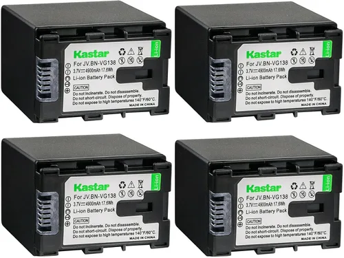 Miniatura 6 de Kastar BN-VG138 - Batería de repuesto para JVC GZ-HM860 GZ-HM870 GZ-HM880 GZ-HM890 GZ-HM960 GZ-HM965 GZ-HM970 GZ-HM980 GZ-HM990 GZ-MG680 GZ-MG7