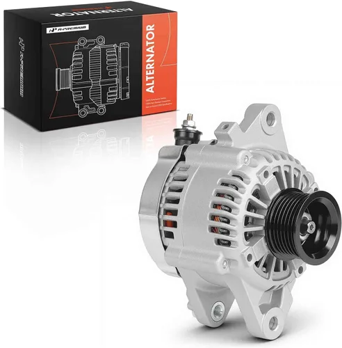 A-Premium Alternador compatible con Toyota Tacoma 2005-2006, 2.7L, 12V 80A polea de 7 ranuras en el sentido de las agujas del reloj, reemplazo #
