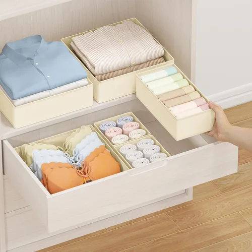 Miniatura 4 de DIMJ Organizador de Cajones para Almacenamiento de Ropa - Paquete de 24 Organizadores de Cómoda para Bebé para Guardería, Contenedores Organizadores