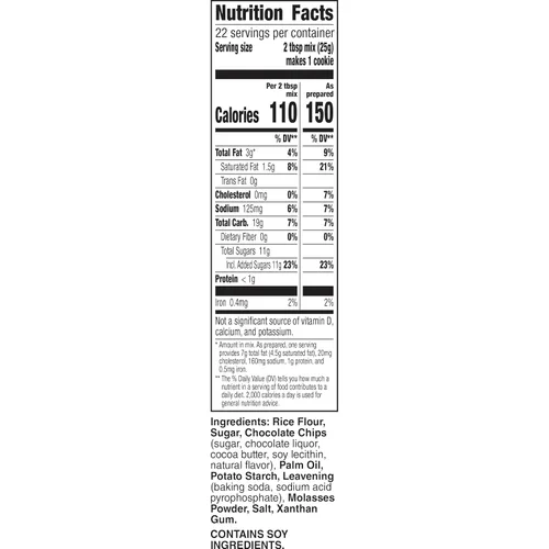 Miniatura 2 de Betty Crocker Mezcla de galletas con chispas de chocolate sin gluten, 19 onzas (paquete de 6)