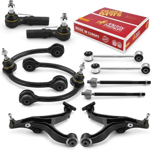 Miniatura 112 de Metrix Premium Chassis Parts - Kit de suspensión delantera de 10 piezas para BMW X5 2007-2013, BMW X6 2008-2014, reemplazo, fabricado en Europa