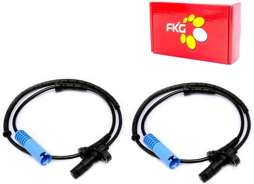 FKG Sensor de velocidad de rueda ABS trasero izquierdo y derecho ALS435 para BMW 525i 530i 2001-2003, BMW 540i 1999-2003, BMW M5 2000-2003, juego de