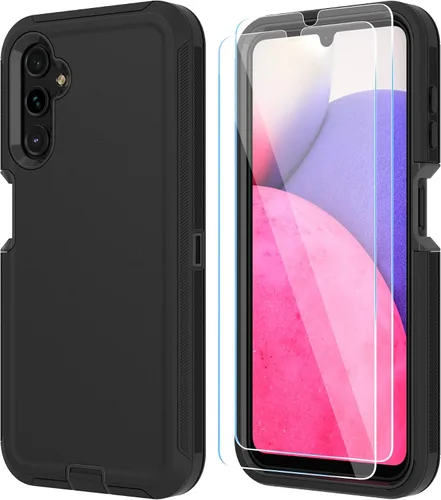 Miniatura 12 de ONOLA Funda compatible con Samsung Galaxy A14 5G con protector de pantalla HD, resistente a los golpes y a las caídas de servicio pesado, funda de 3