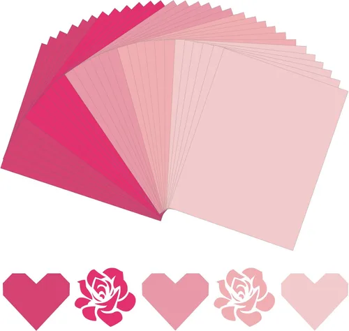 Miniatura 8 de JULBEAR 30 hojas de cartulina de colores del día de San Patricio 5 colores 180 g/m² 8.5x11 pulgadas, cartulina verde surtida para tarjetas DIY