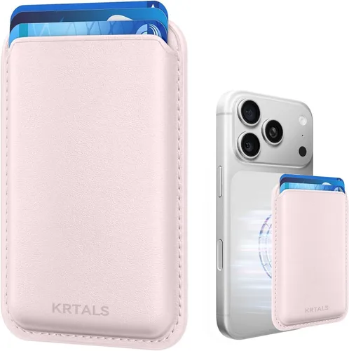 Miniatura 15 de Tarjetero magnético más fuerte de piel RFID para iPhone 16 Series, accesorios Mag-Safe para iPhone 17/16/15/14/13/12 y Pro/Promax, negro