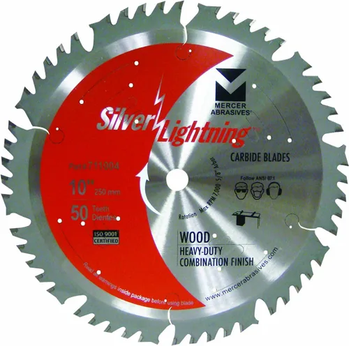Miniatura 2 de Mercer Abrasives 715381 Cuchilla de corte de madera de carburo ATB de 16 dientes con diámetro de 5-3/8 pulgadas y eje de 5/8 pulgadas