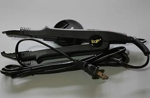 Miniatura 6 de JR611-Black-A Set" - Herramienta de termostato de extensión de cabello de fusión PTC de hierro sin rastro, alicates de calefacción, conector