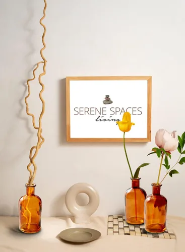 Miniatura 3 de Serene Spaces Living Jarrones de Capullo, Frascos de Boticario, Botellas de Vidrio Decorativas, Centro de Mesa para Recepción de Boda, Mini Jarrones
