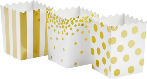 Miniatura 8 de Juvale Mini cajas de palomitas de maíz, recipientes para suministros de bares, decoración de carnaval, decoraciones de circo y recuerdos de fiesta