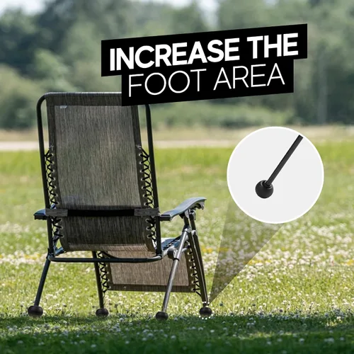Miniatura 5 de Patas de goma estabilizadoras para silla de campamento Helinox – Tapa duradera para patas de silla de exterior, ayuda a la estabilidad en Negro