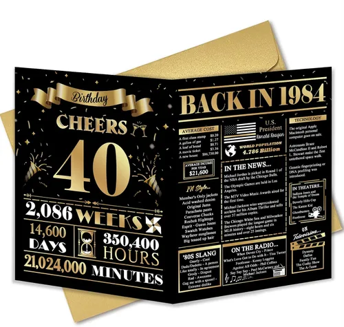 Miniatura 10 de Qiliji Tarjeta jumbo de cumpleaños 50 para hombres y mujeres, divertida tarjeta de cumpleaños de 50 años para él y ella, regalo de 50 cumpleaños