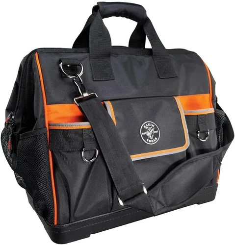 Miniatura 14 de Klein Tools 62482 - Mochila para herramientas Tool-Station Pro, organizador resistente con 27 bolsillos, interior grande, fondo moldeado, bolsa