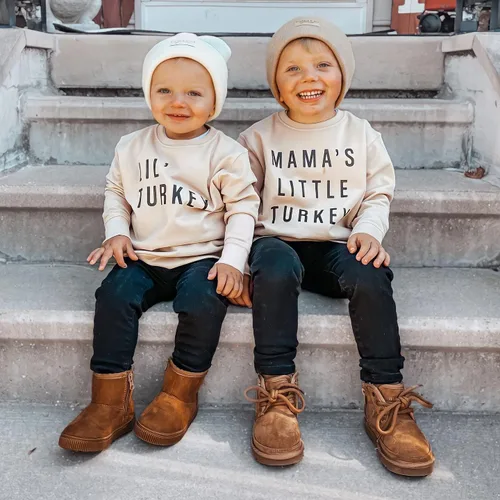 Miniatura 3 de Hoanselay Conjunto de sudadera de manga larga con capucha y pantalones de otoño e invierno para bebé niño