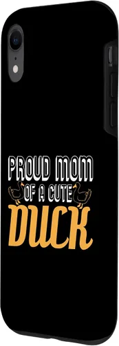 Miniatura 2 de Funda para iPhone XR Goose Mallard Quack Joke Cute Mommy Duckling Mom Duck Lover Case