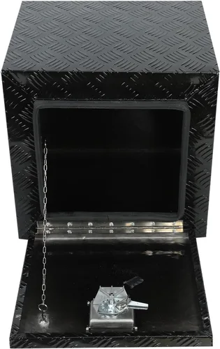 Miniatura 5 de Caja de herramientas de aluminio para camión de 30 pulgadas, caja de herramientas para camión, debajo de la cama, remolque, caja impermeable
